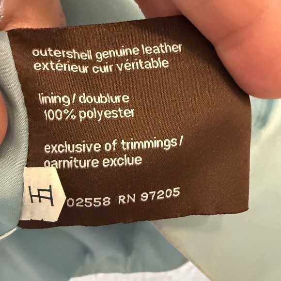 Danier Light Blue Leather Jacket - Picture 15 of 16